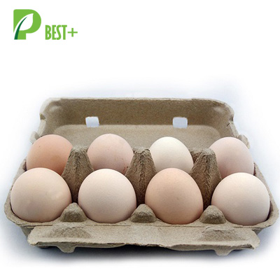 100 Count CROKI Blank Egg Trays Perfect for Storing up to 30 Small to XL Chicken Eggs Stackable Strong Biodegradable Pulp Fiber Egg Flats 30 Egg Capacity