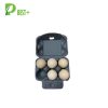 Black 6 Cells Egg Tray 311