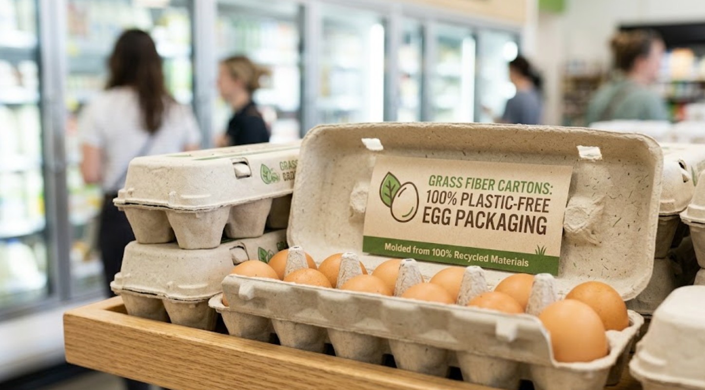 Plastic-Free Egg Packaging Factory Pulp Egg Carton Wholesaler