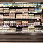 egg cartons supermarket.