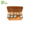 Orange 10 Cells Egg Carton Pulp Egg Tray Manufacturer