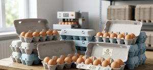 10 cells Egg Carton Factory Best Plus Pulp Custom Pulp Packaging Tray Wholesale 10-hole molded pulp egg carton manufacturer Bestplus Pulp